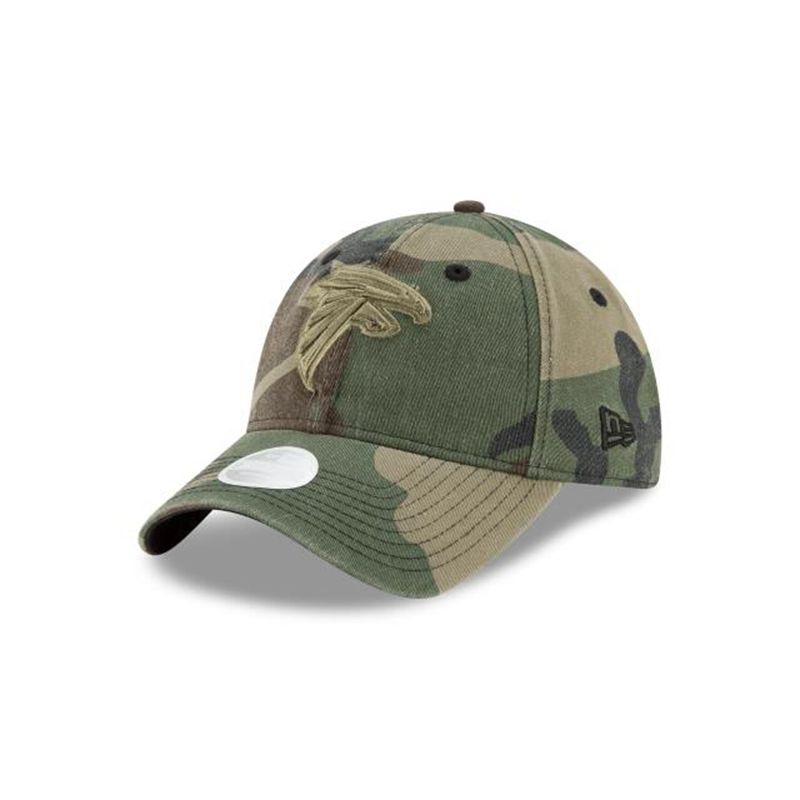 NFL Atlanta Falcons Womens Core Classic Tonal 9Twenty Adjustable (GKM4118) - Green New Era Caps